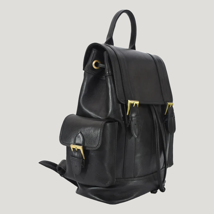 Elzoro Black Manhattan Backpack