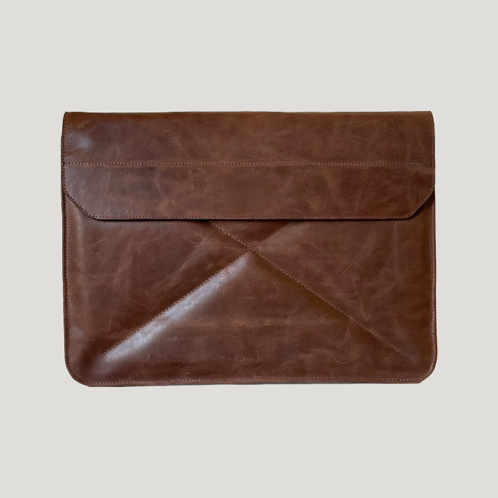 Elzoro Crazy Brown Executive Laptop Sleeve