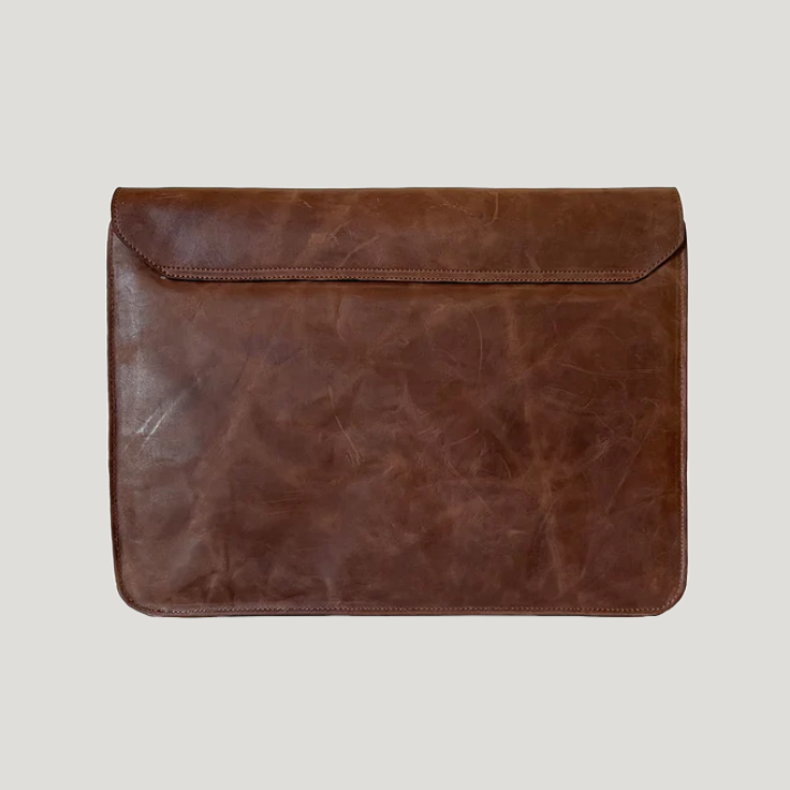 Elzoro Crazy Brown Executive Laptop Sleeve