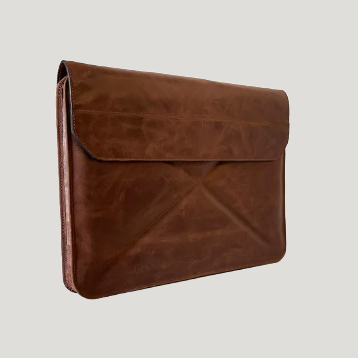 Elzoro Crazy Brown Executive Laptop Sleeve