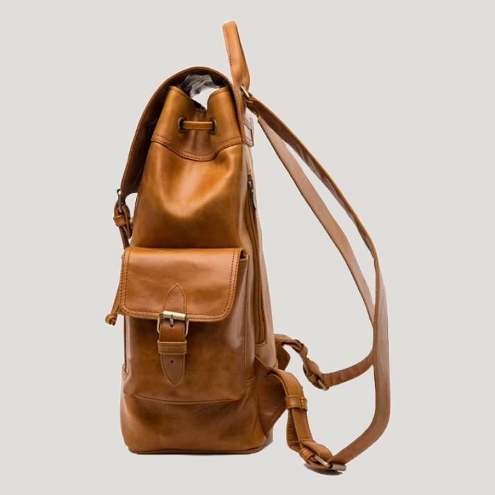 Elzoro Rust Manhattan Backpack