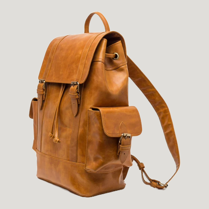 Elzoro Rust Manhattan Backpack