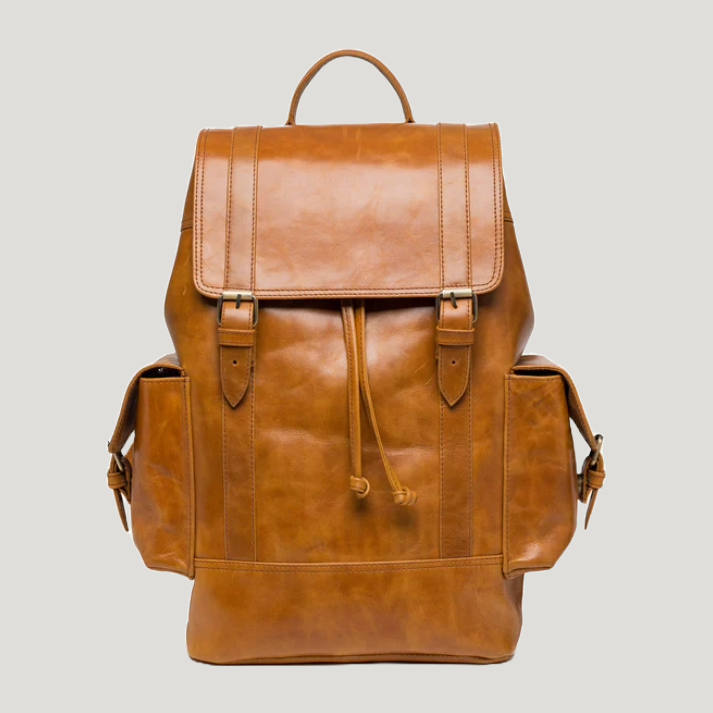 Elzoro Rust Manhattan Backpack