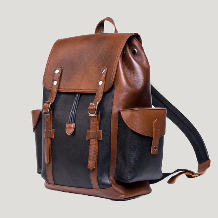 Elzoro Urban Vintage Leather Backpack